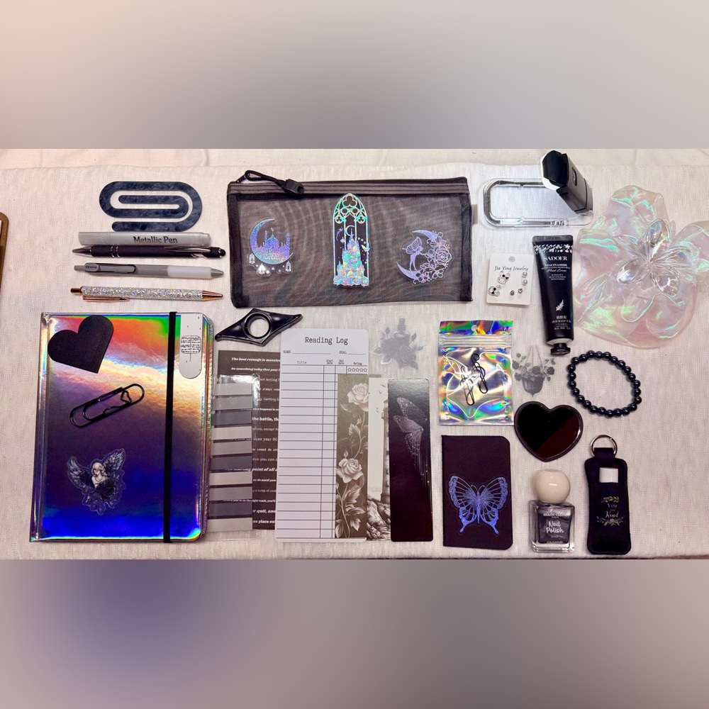 Holographic & Black Bookish Bundle